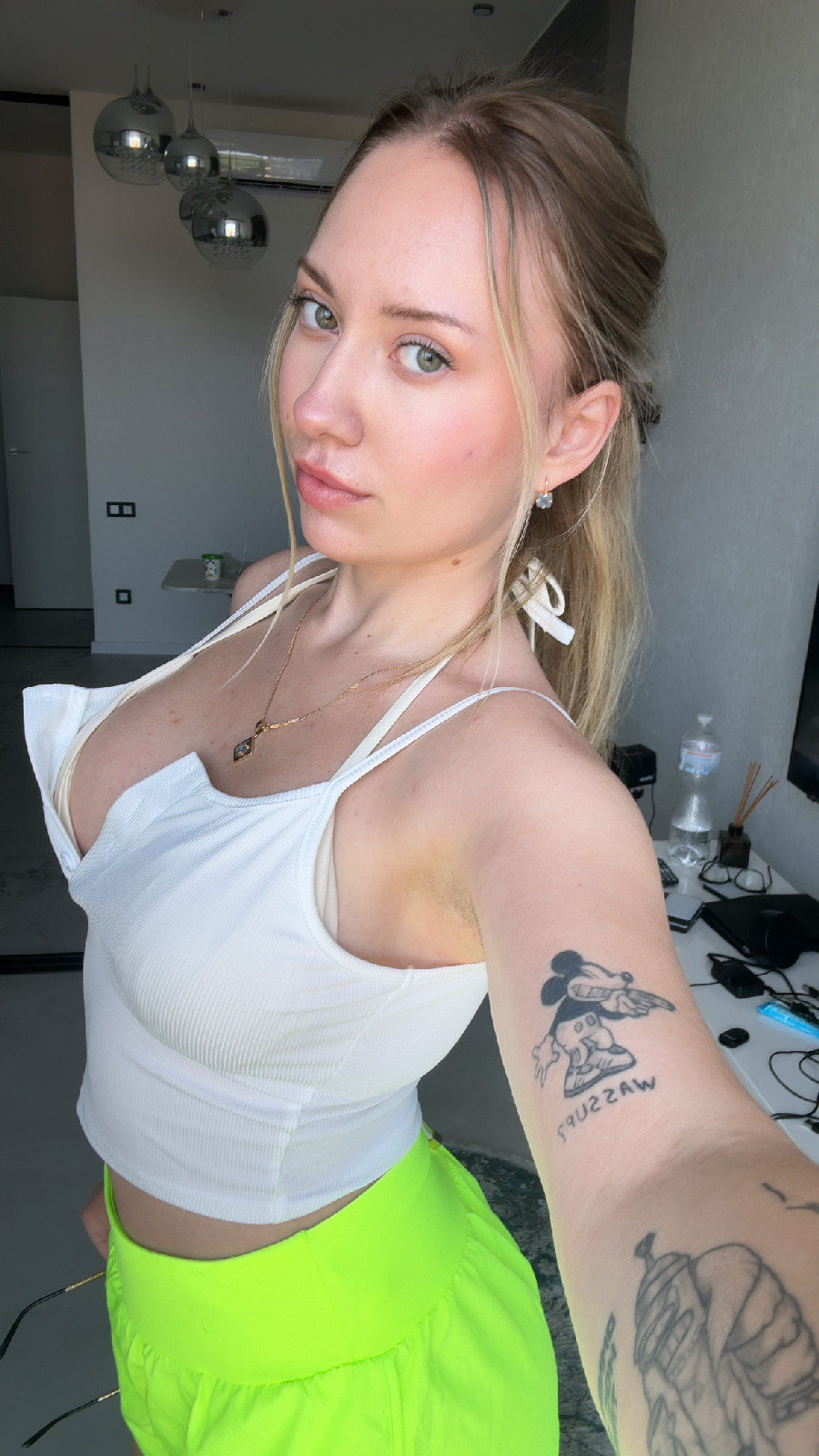 KateV in her underwear in Montevideo